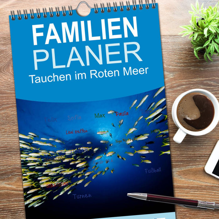 Tauchen im Roten Meer 2026 (CALVENDO Familienplaner 2026)