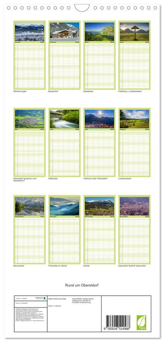 Rund um Oberstdorf (CALVENDO Familienplaner 2026)