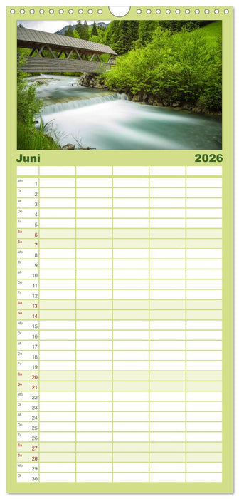 Rund um Oberstdorf (CALVENDO Familienplaner 2026)