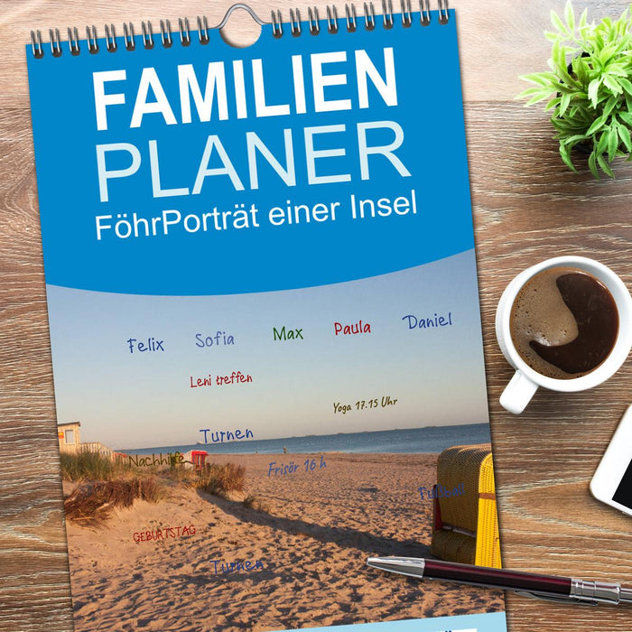 Föhr 2026. Porträt einer Insel (CALVENDO Familienplaner 2026)