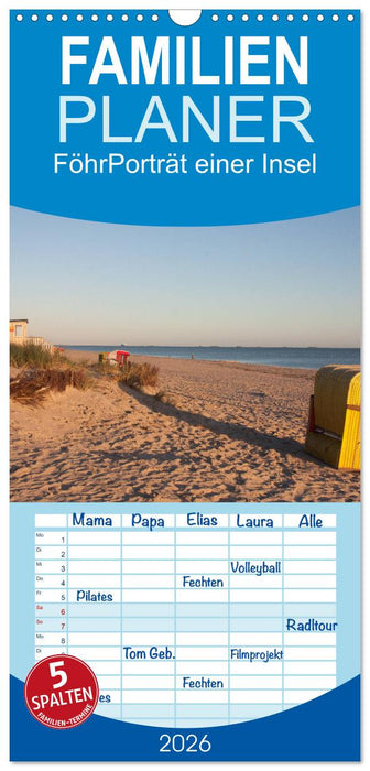 Föhr 2026. Porträt einer Insel (CALVENDO Familienplaner 2026)