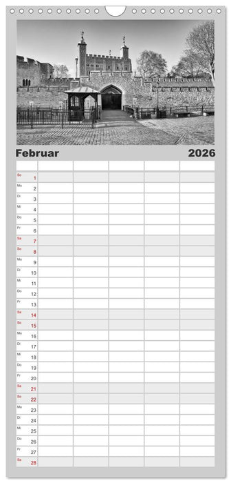 LONDON Urbaner Flair (CALVENDO Familienplaner 2026)