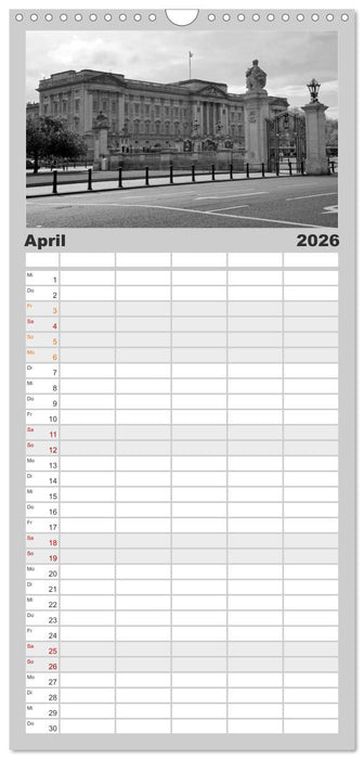 LONDON Urbaner Flair (CALVENDO Familienplaner 2026)