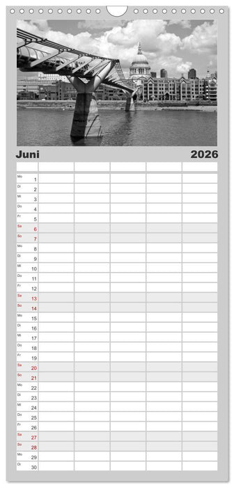 LONDON Urbaner Flair (CALVENDO Familienplaner 2026)