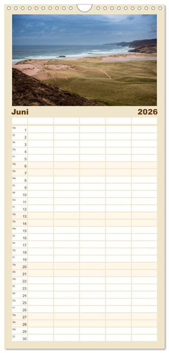 Die Highlands - Schottlands rauher Nordwesten (CALVENDO Familienplaner 2026)