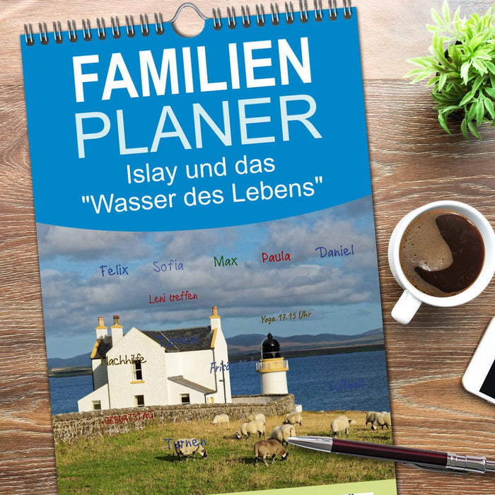 Islay und das "Wasser des Lebens" (CALVENDO Familienplaner 2026)