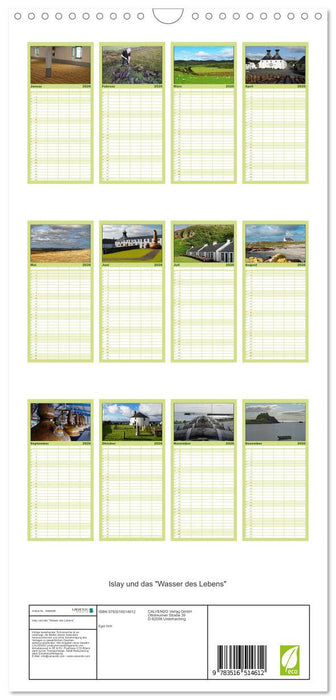 Islay und das "Wasser des Lebens" (CALVENDO Familienplaner 2026)