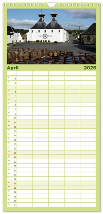 Islay und das "Wasser des Lebens" (CALVENDO Familienplaner 2026)