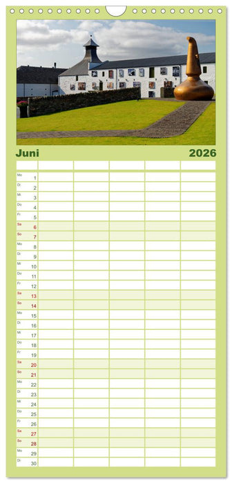 Islay und das "Wasser des Lebens" (CALVENDO Familienplaner 2026)