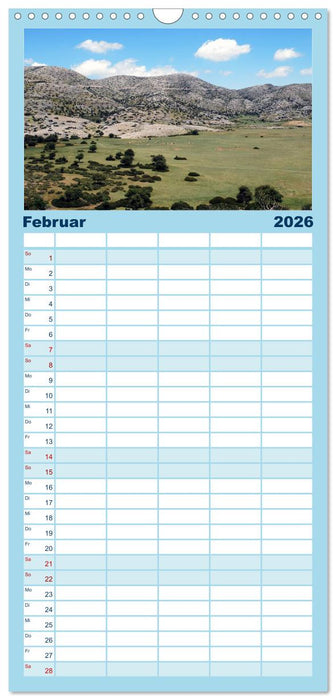 Griechenland - Insel Kreta (CALVENDO Familienplaner 2026)