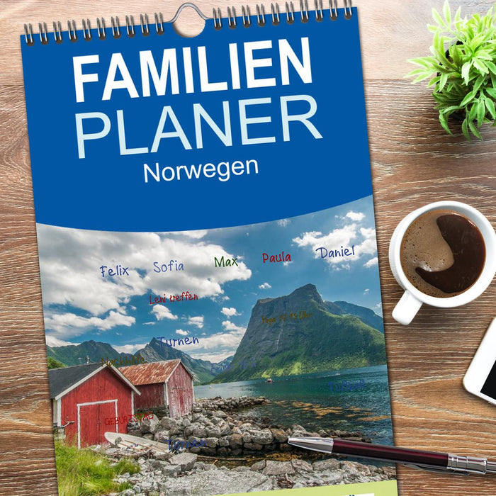 Norwegen (CALVENDO Familienplaner 2026)