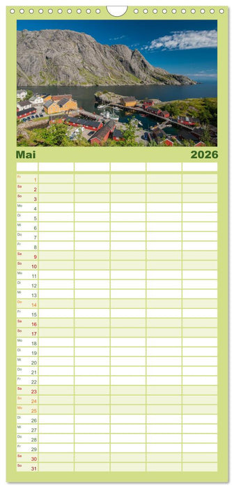 Norwegen (CALVENDO Familienplaner 2026)