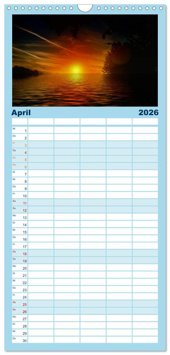 Traumstrände (CALVENDO Familienplaner 2026)