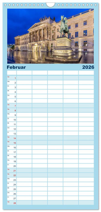 BRAUNSCHWEIG - Abendliche Impressionen (CALVENDO Familienplaner 2026)