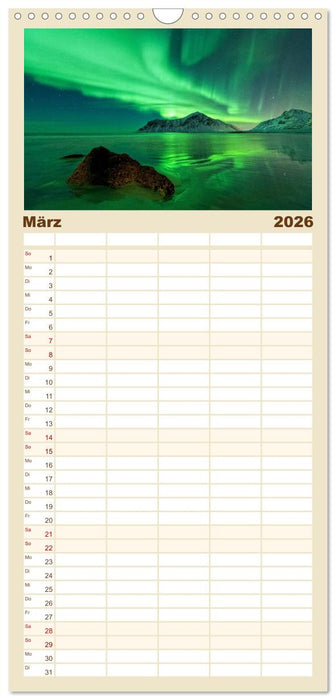 Norwegen (CALVENDO Familienplaner 2026)