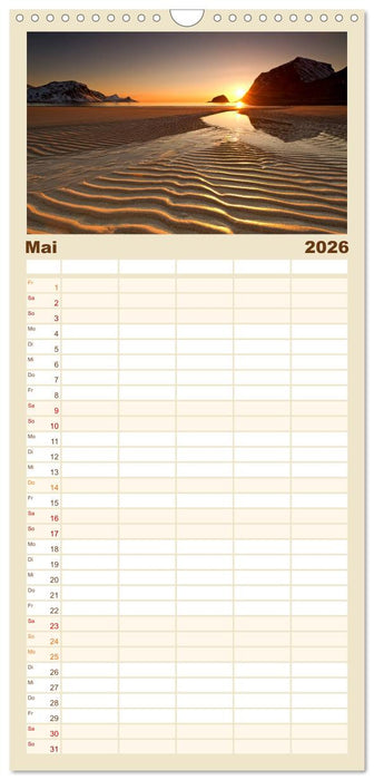 Norwegen (CALVENDO Familienplaner 2026)