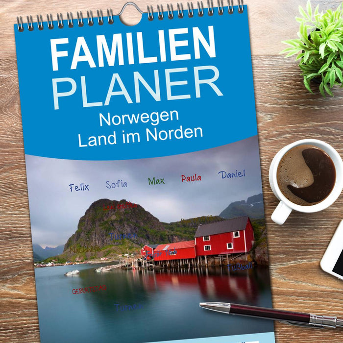 Norwegen - Land im Norden (CALVENDO Familienplaner 2026)