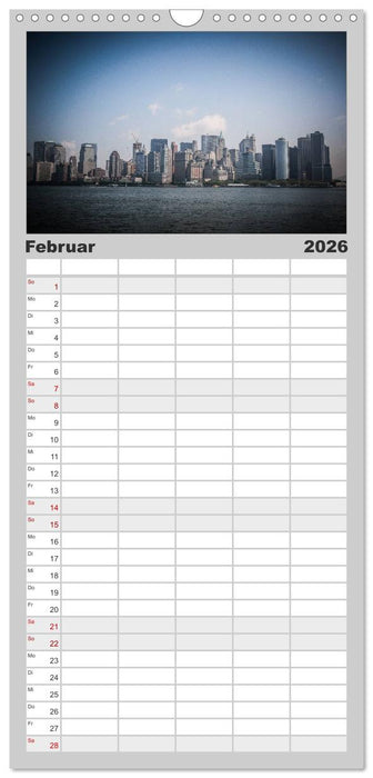 New York Shoots (CALVENDO Familienplaner 2026)