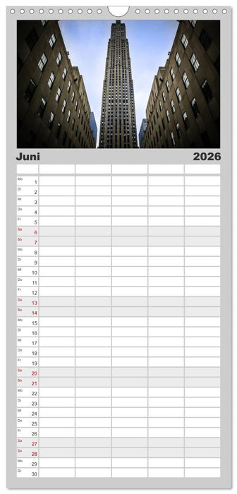 New York Shoots (CALVENDO Familienplaner 2026)