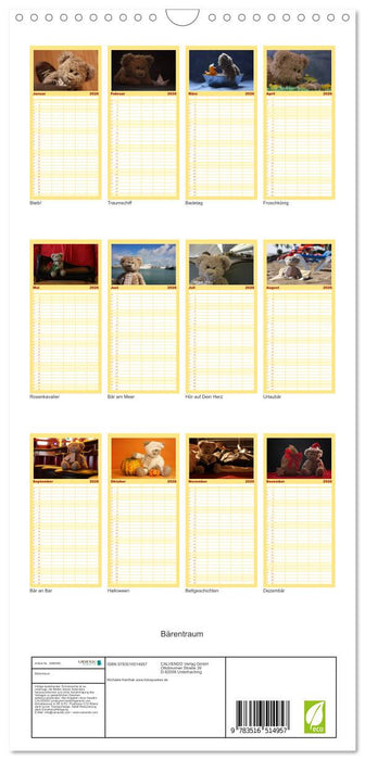 Bärentraum (CALVENDO Familienplaner 2026)