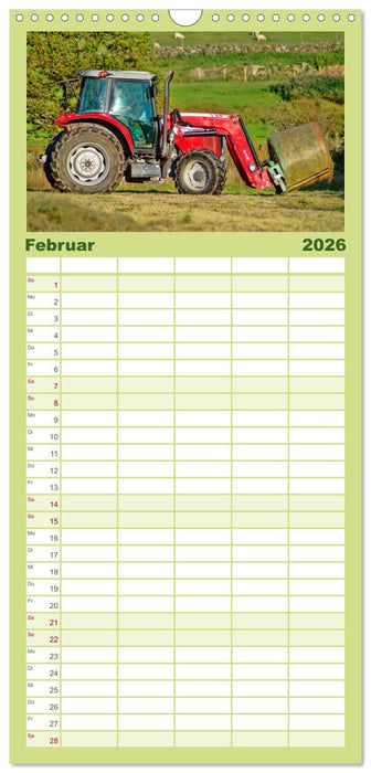 Landwirtschaft - die Zukunft ist digital (CALVENDO Familienplaner 2026)