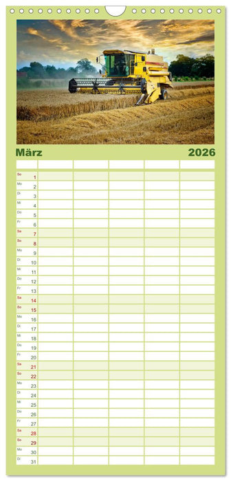 Landwirtschaft - die Zukunft ist digital (CALVENDO Familienplaner 2026)