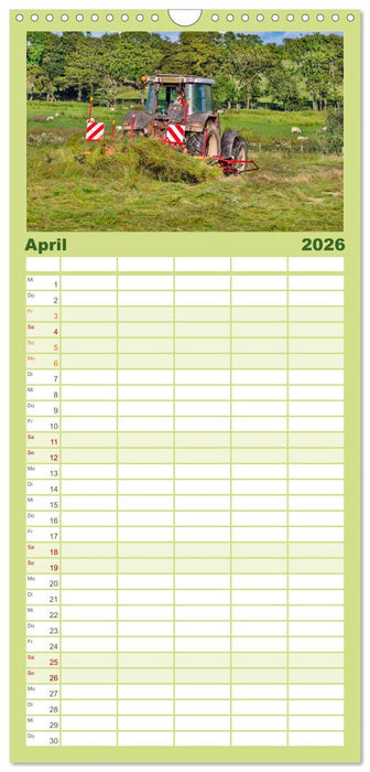 Landwirtschaft - die Zukunft ist digital (CALVENDO Familienplaner 2026)