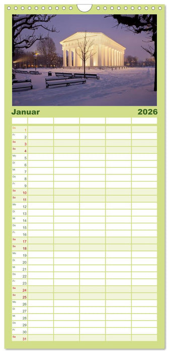 Traumhaftes Wien (CALVENDO Familienplaner 2026)