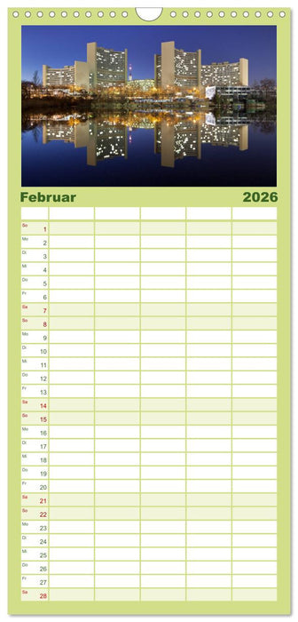 Traumhaftes Wien (CALVENDO Familienplaner 2026)