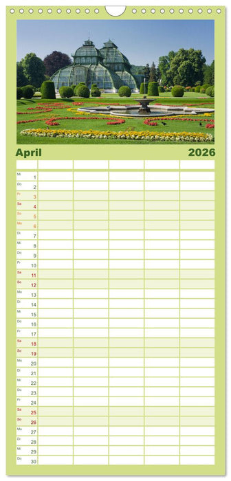 Traumhaftes Wien (CALVENDO Familienplaner 2026)