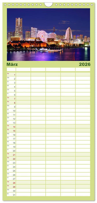 Japan. Im Land der aufgehenden Sonne (CALVENDO Familienplaner 2026)