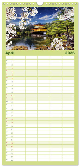 Japan. Im Land der aufgehenden Sonne (CALVENDO Familienplaner 2026)