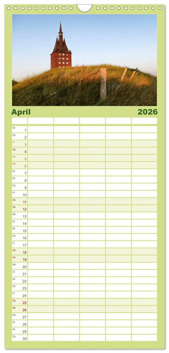 Wangerooge – Eine Perle in der Nordsee. (CALVENDO Familienplaner 2026)