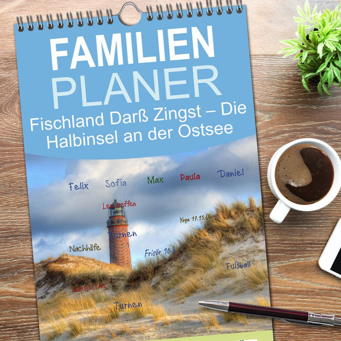 Fischland Darß Zingst – Die Halbinsel an der Ostsee (CALVENDO Familienplaner 2026)