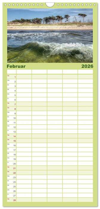 Fischland Darß Zingst – Die Halbinsel an der Ostsee (CALVENDO Familienplaner 2026)