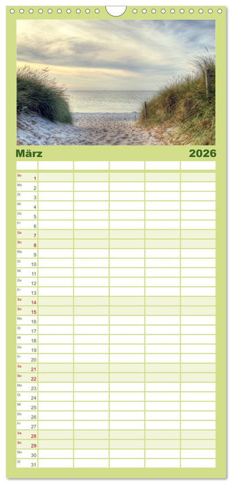 Fischland Darß Zingst – Die Halbinsel an der Ostsee (CALVENDO Familienplaner 2026)