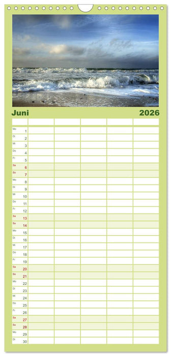 Fischland Darß Zingst – Die Halbinsel an der Ostsee (CALVENDO Familienplaner 2026)