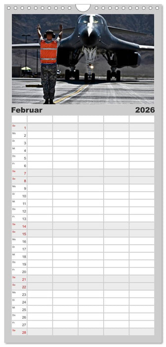 Kampfjets • U.S. Aircraft (CALVENDO Familienplaner 2026)