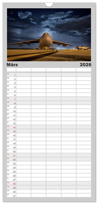 Kampfjets • U.S. Aircraft (CALVENDO Familienplaner 2026)