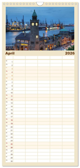 Hamburg (CALVENDO Familienplaner 2026)