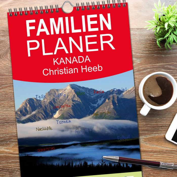 KANADA Christian Heeb (CALVENDO Familienplaner 2026)