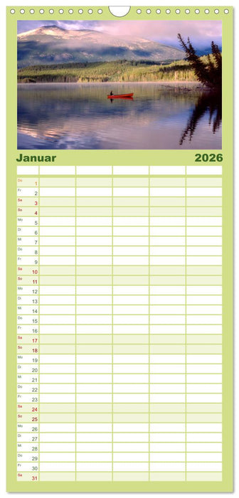 KANADA Christian Heeb (CALVENDO Familienplaner 2026)