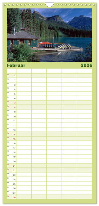 KANADA Christian Heeb (CALVENDO Familienplaner 2026)