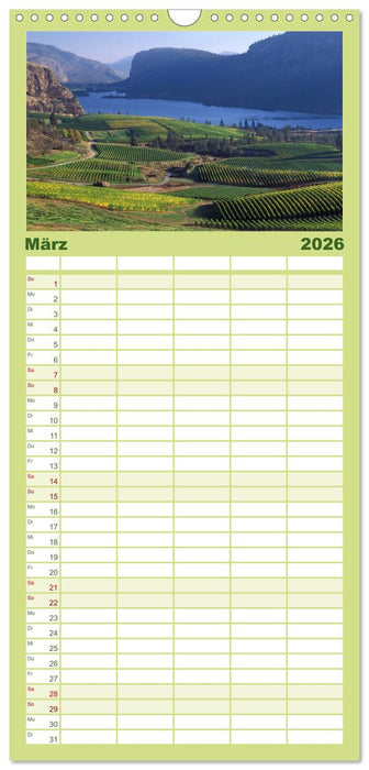 KANADA Christian Heeb (CALVENDO Familienplaner 2026)