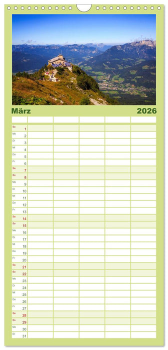 Berchtesgadener Land (CALVENDO Familienplaner 2026)