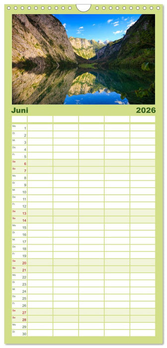 Berchtesgadener Land (CALVENDO Familienplaner 2026)