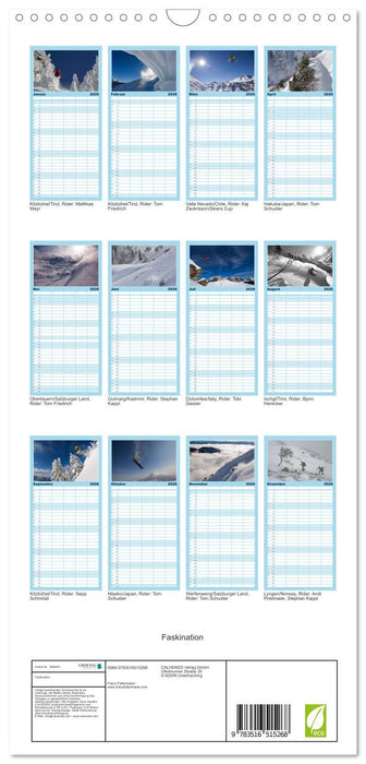 Faskination (CALVENDO Familienplaner 2026)
