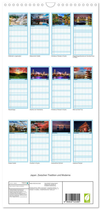 Japan. Zwischen Tradition und Moderne (CALVENDO Familienplaner 2026)