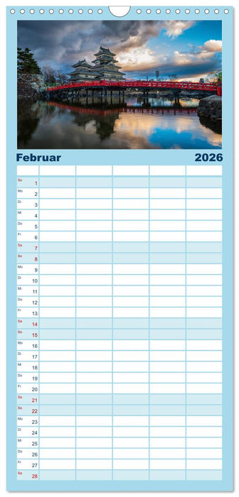 Japan. Zwischen Tradition und Moderne (CALVENDO Familienplaner 2026)