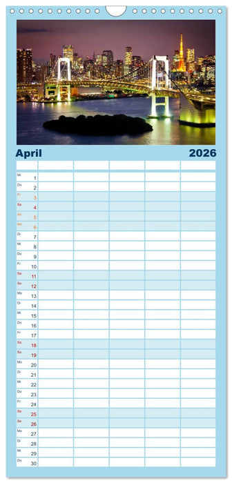 Japan. Zwischen Tradition und Moderne (CALVENDO Familienplaner 2026)